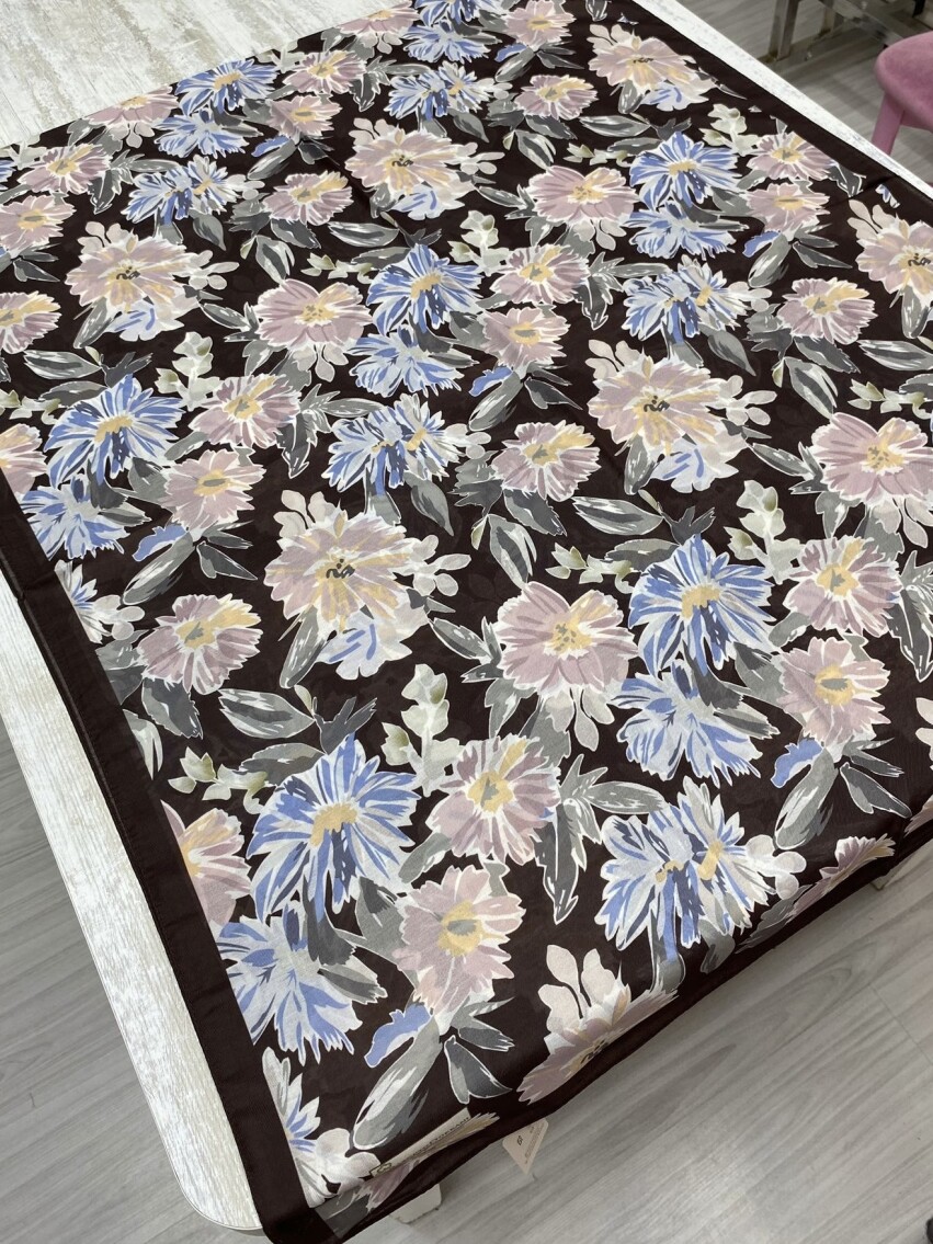 MATİLDA DESEN ŞAL - ACI KAHVE - 2