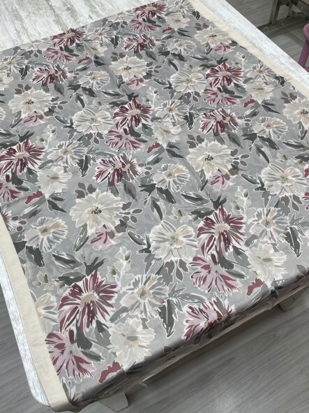 MATİLDA DESEN ŞAL - BEJ GRİ - 2