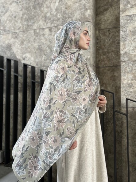 MATİLDA DESEN ŞAL - SOFT YEŞİL - 