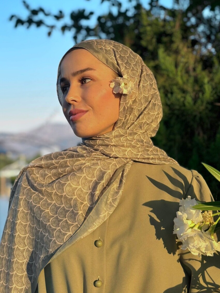 MİNİMAL DESEN ŞAL - ÇAĞLA YEŞİLİ - 2