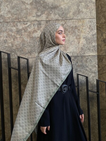 MİNİMAL DESEN ŞAL - ÇAĞLA YEŞİLİ - 