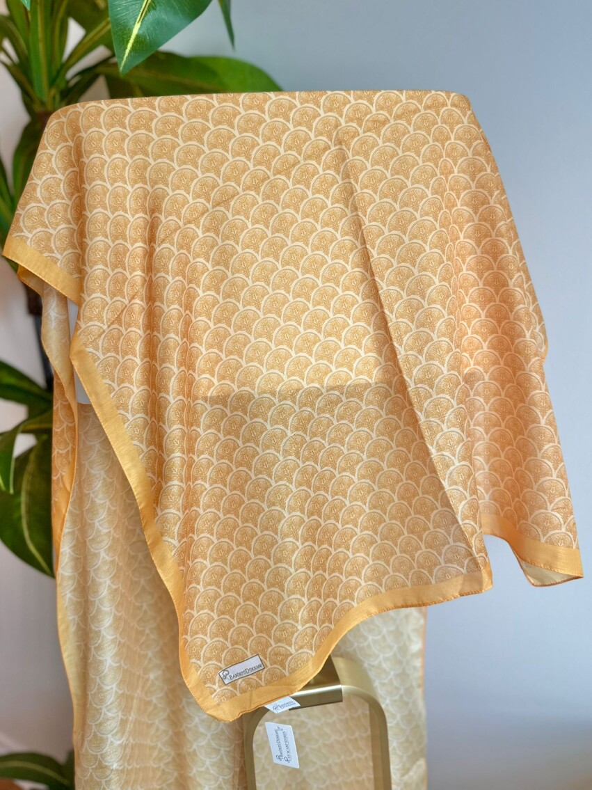 MİNİMAL DESEN ŞAL - HARDAL - 3