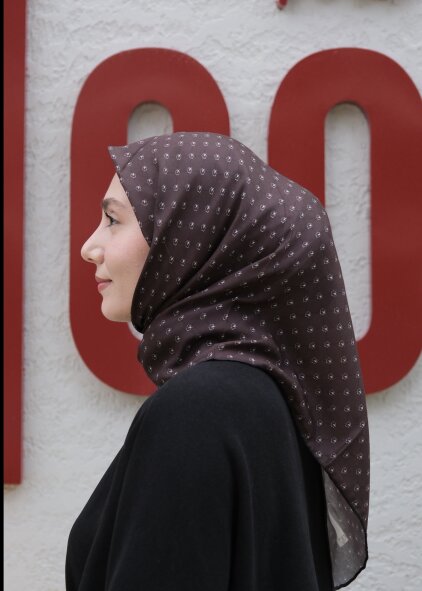 MONOGRAM EŞARP - BİTTER - 