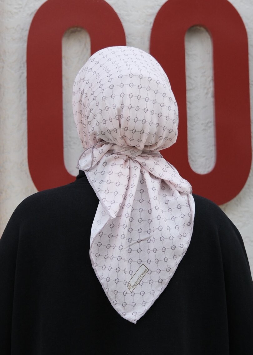 MONOGRAM EŞARP - PUDRA - 2