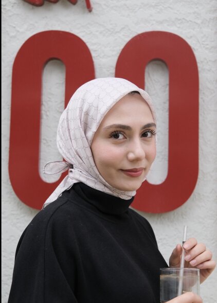 MONOGRAM EŞARP - SİSLİ GRİ - 3