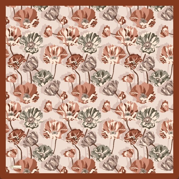 NOLA EŞARP - KAHVE - 2