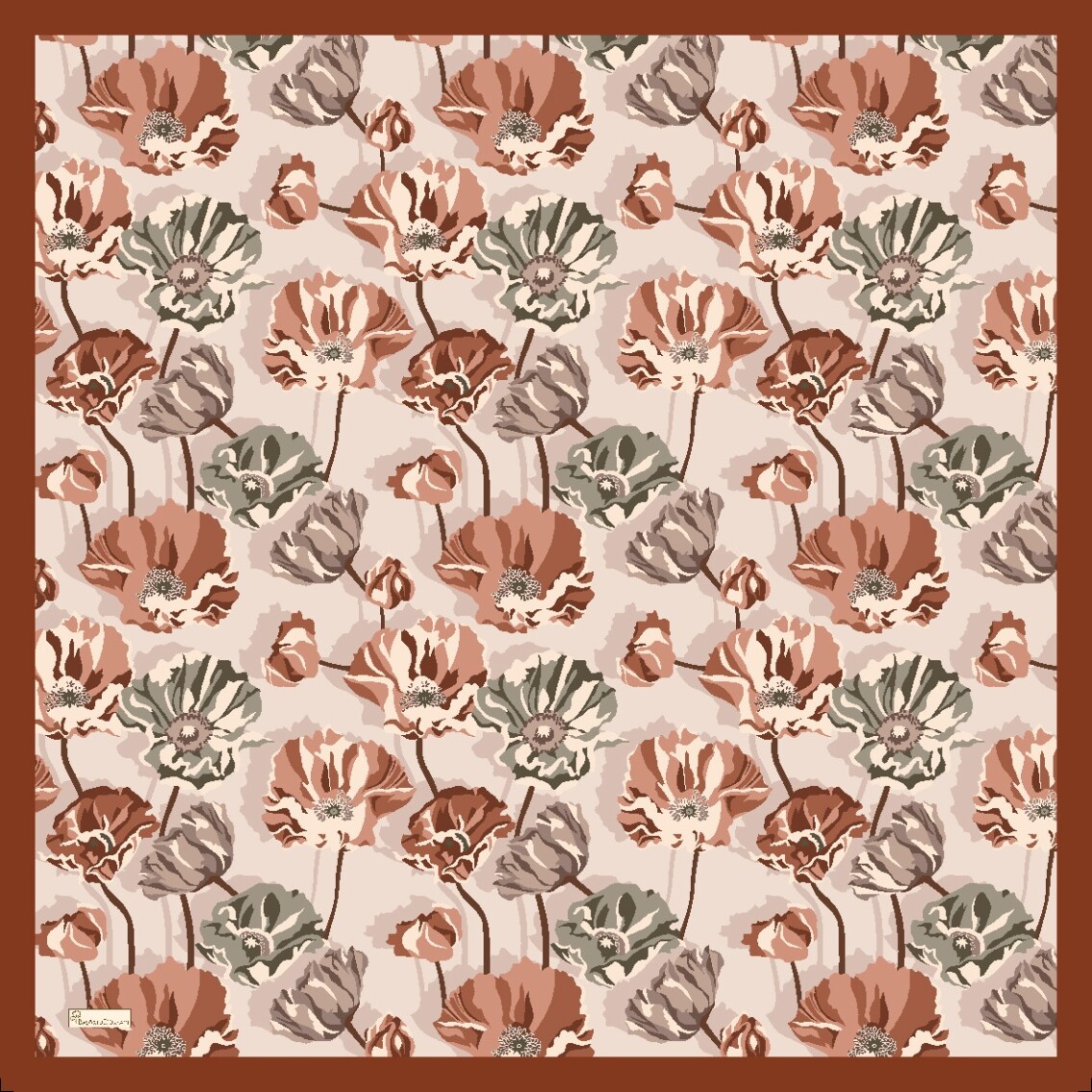 NOLA EŞARP - KAHVE - 2