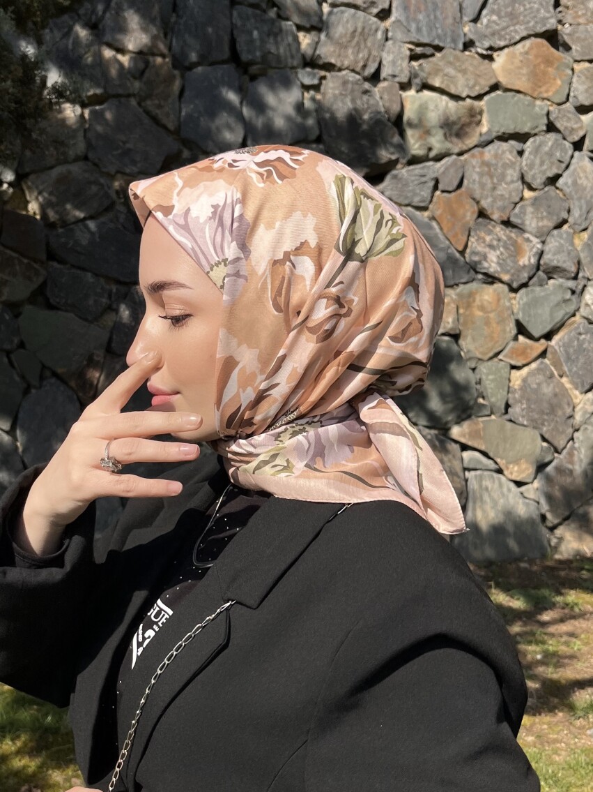 NOLA EŞARP - LATTE - 1