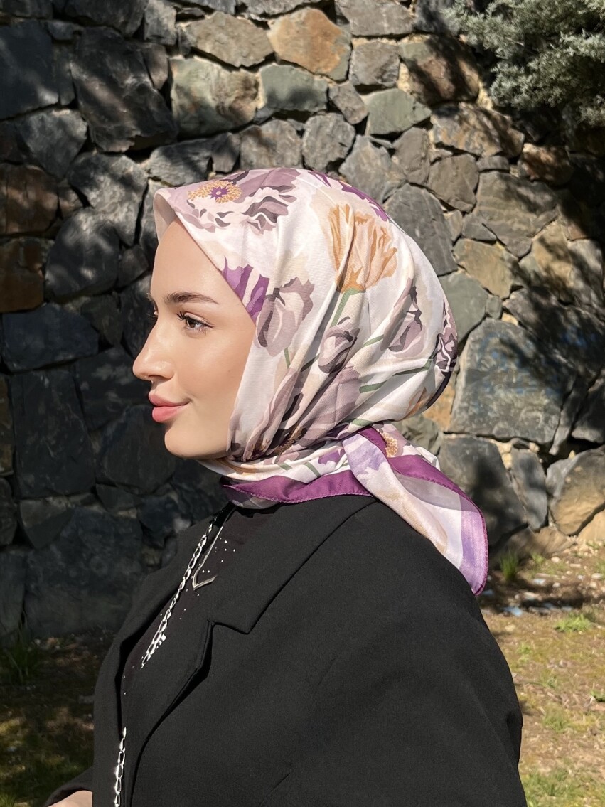 NOLA EŞARP - MOR - 1