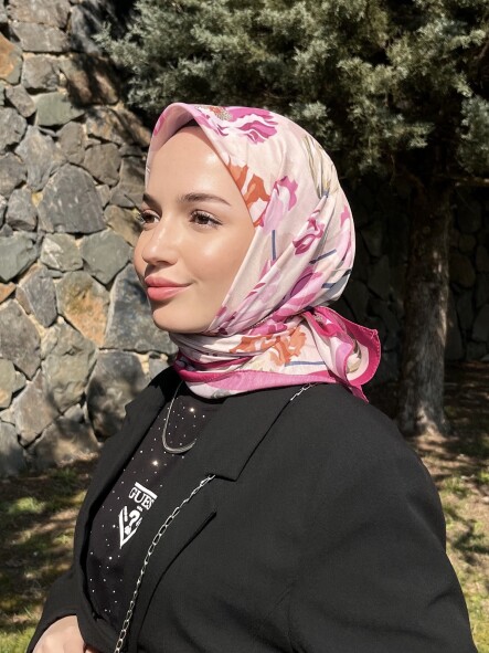 NOLA EŞARP - PEMBE - 