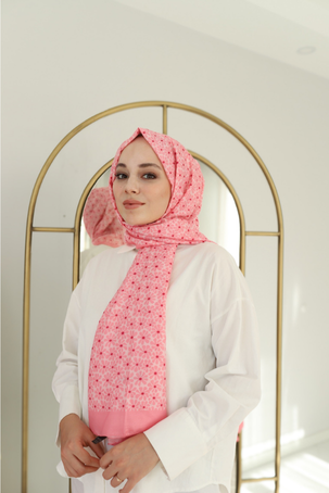 PAPATYA ŞAL - PEMBE - 2