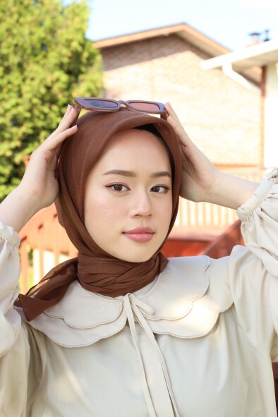 RELAX EŞARP - CIKOLATA KAHVE - 