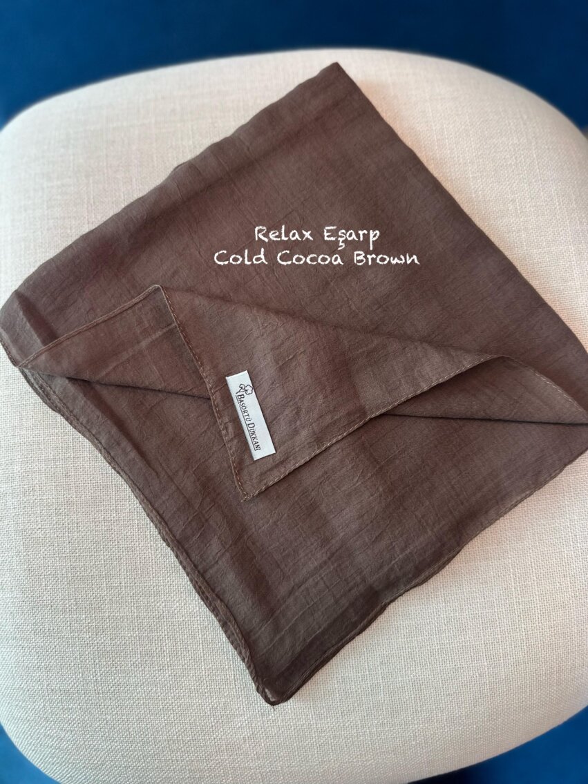 RELAX EŞARP - COLD COCOA BROWN - 2