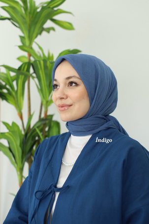 RELAX EŞARP - İNDİGO - 1