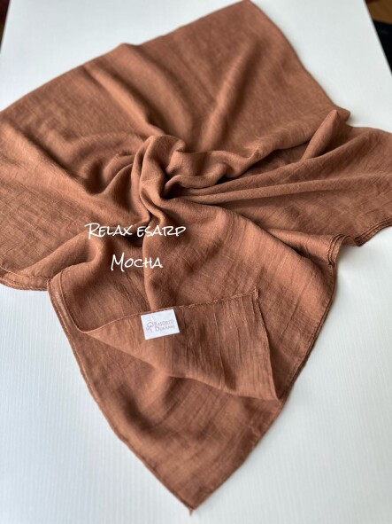 RELAX EŞARP - MOCHA - 