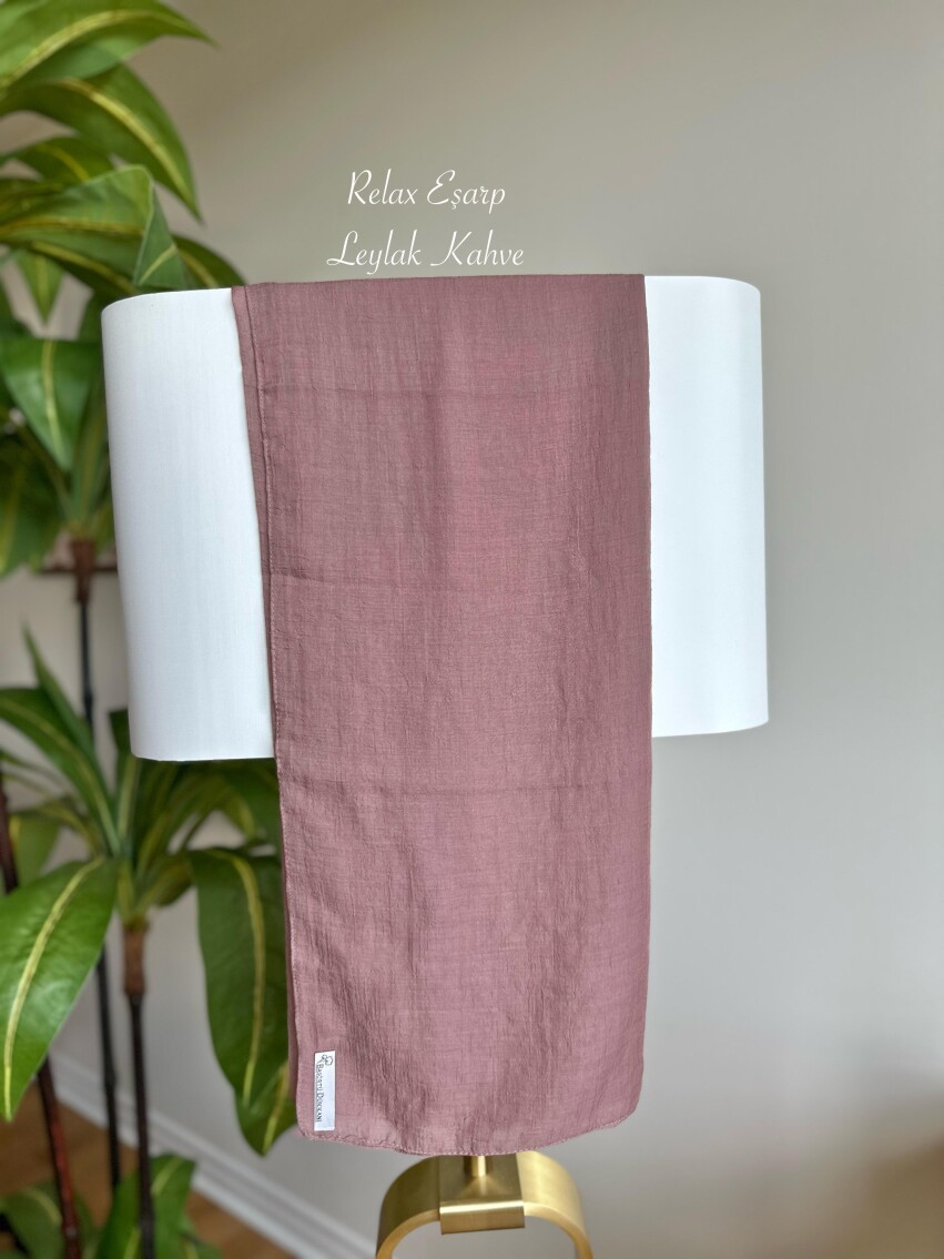 RELAX EŞARP - LEYLAK KAHVE - 3
