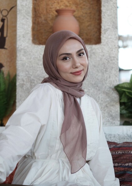 RELAX EŞARP - LEYLAK KAHVE - 