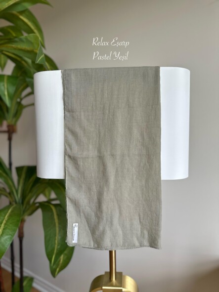 RELAX EŞARP - PASTEL YEŞİL - 3