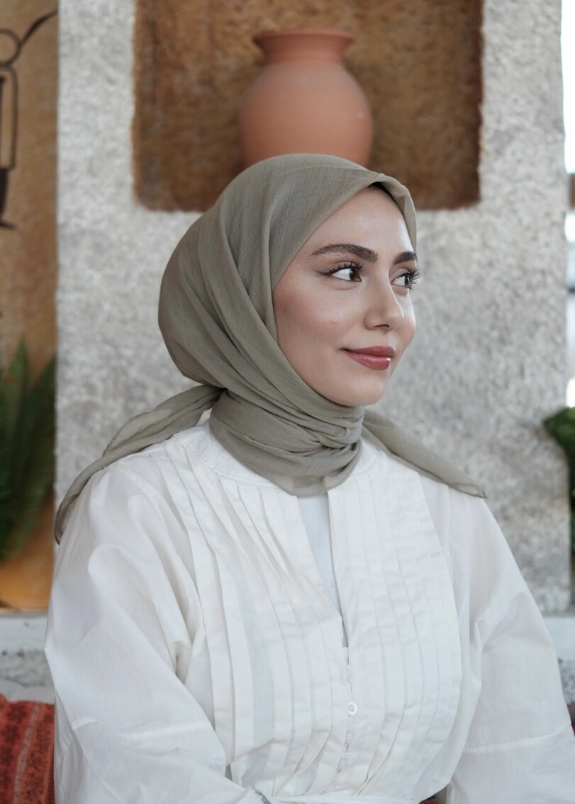 RELAX EŞARP - PASTEL YEŞİL - 2