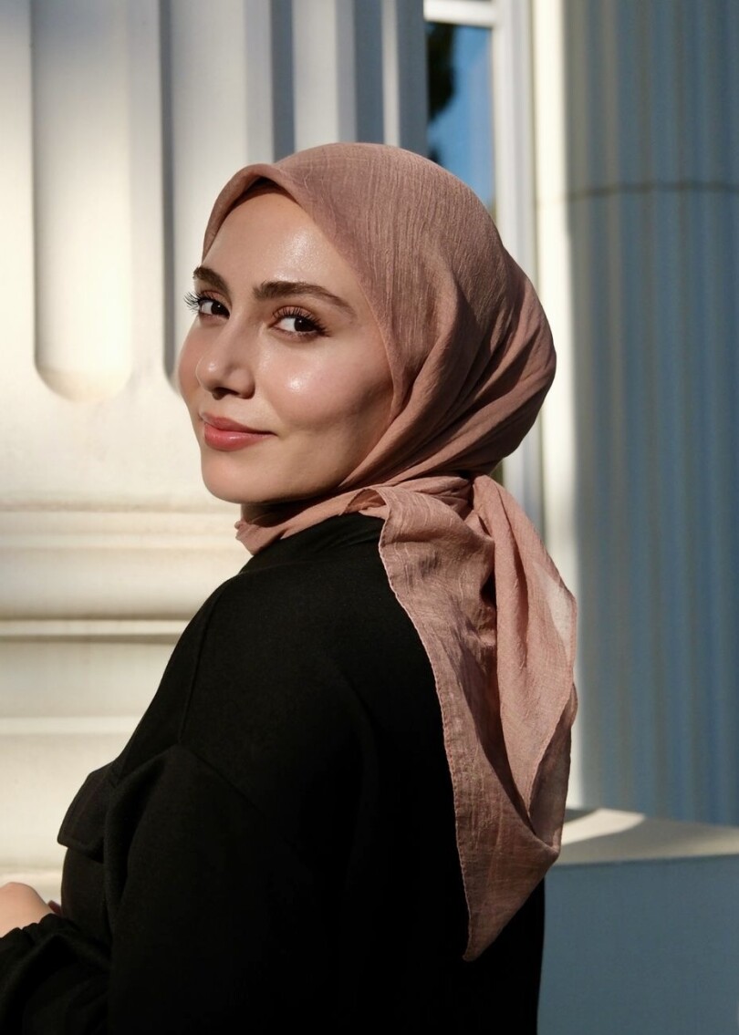 RELAX EŞARP - KAHVEMSI SOMON - 1