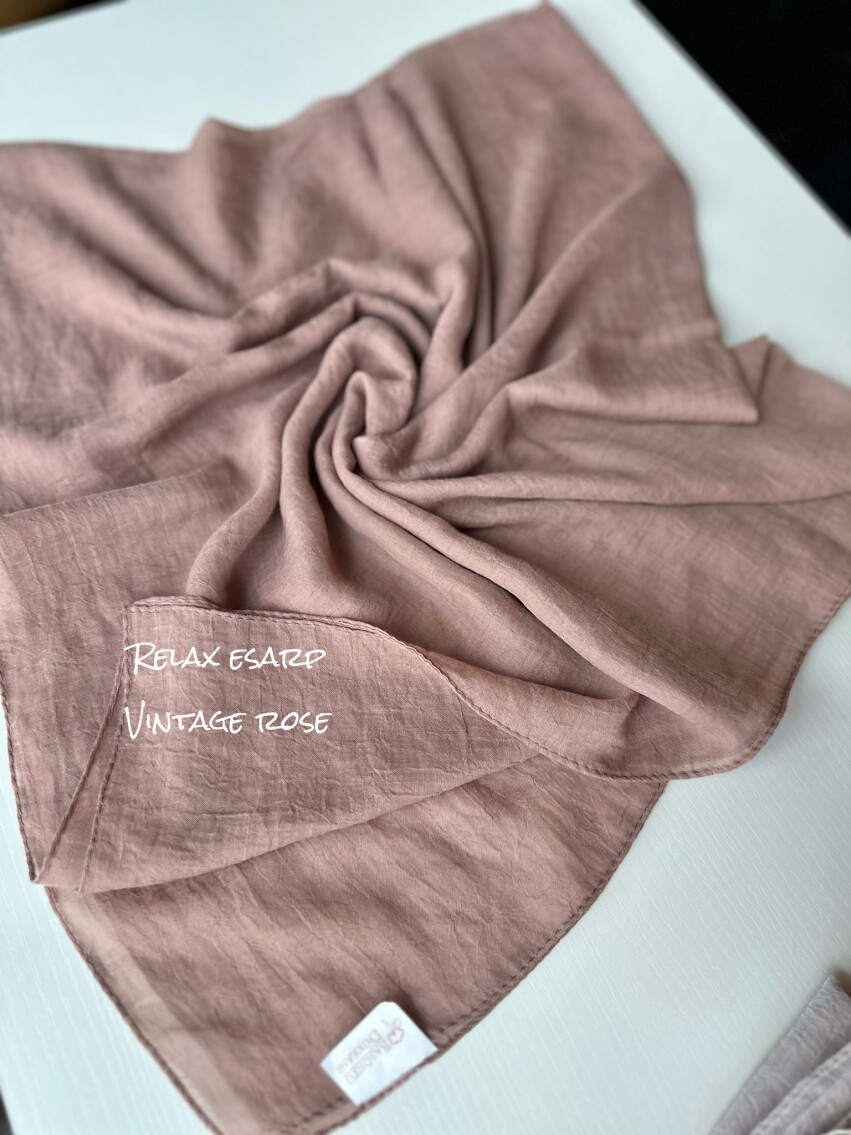 RELAX EŞARP - VINTAGE ROSE - 1