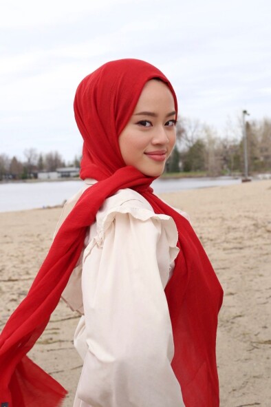 RELAX ŞAL - KIRMIZI 