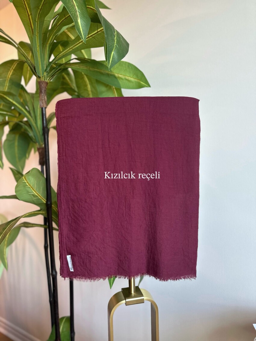 RELAX ŞAL - KIZILCIK REÇELİ - 2