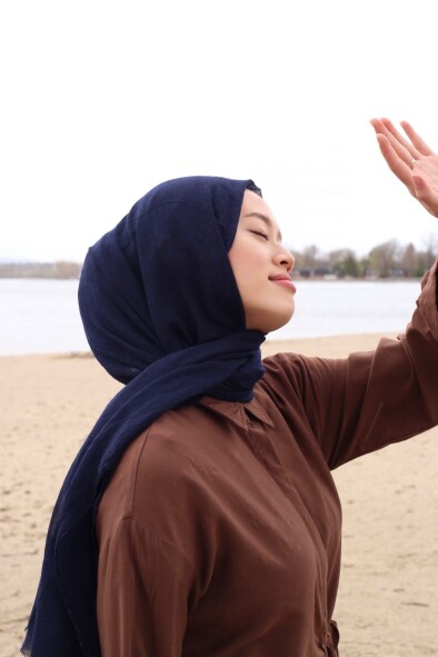 RELAX ŞAL - LACİVERT 