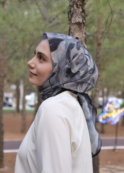 ROSARA EŞARP - GRİ - 