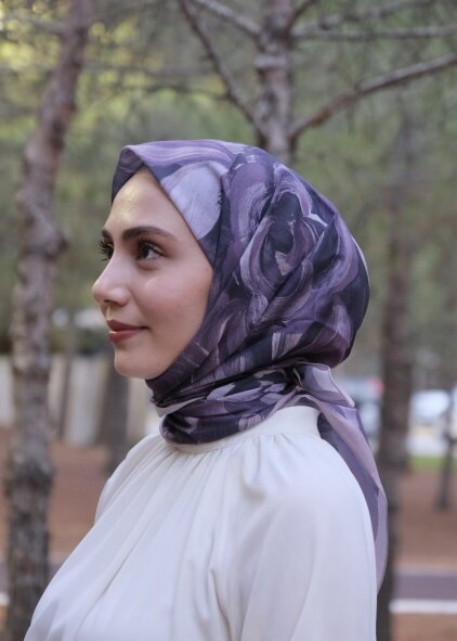 ROSARA EŞARP - MOR - 