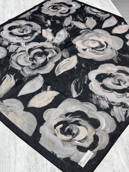 ROSARA EŞARP - SİYAH - 2