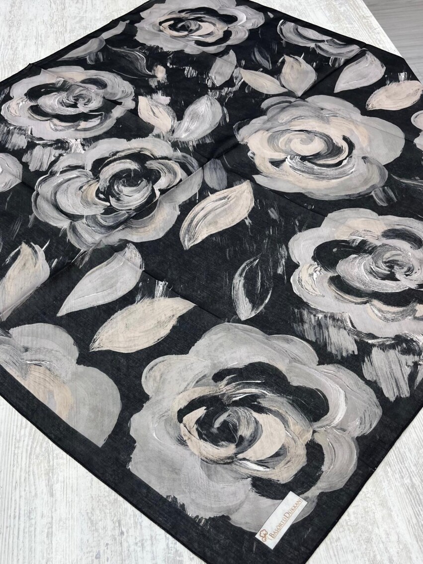 ROSARA EŞARP - SİYAH - 2