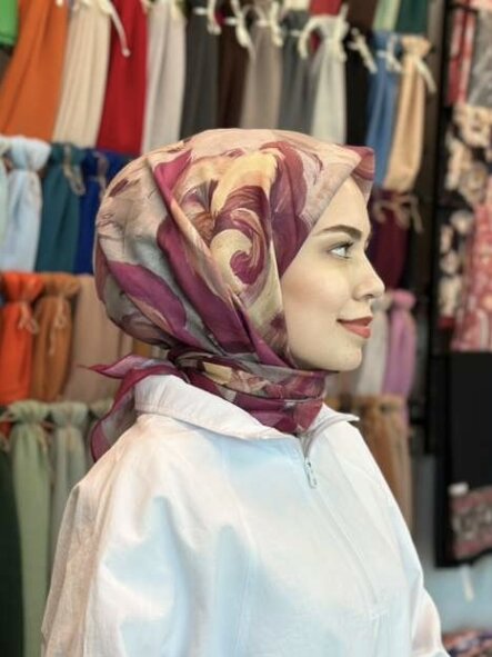 ROSARA EŞARP - YAZ PEMBESİ - 3