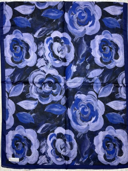 ROSARA ŞAL - LACİVERT - 3