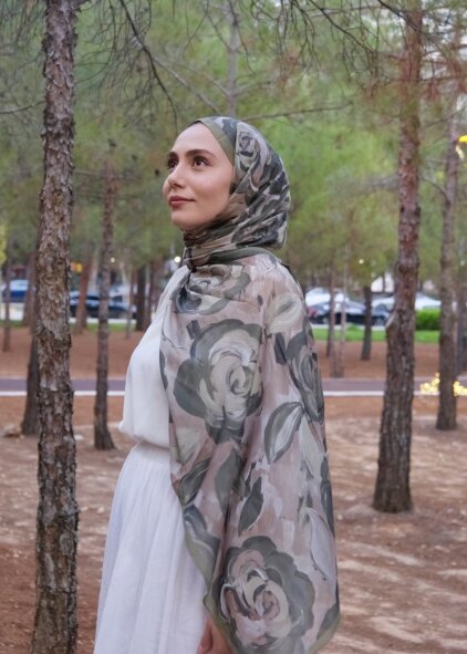 ROSARA ŞAL - YEŞİL - 