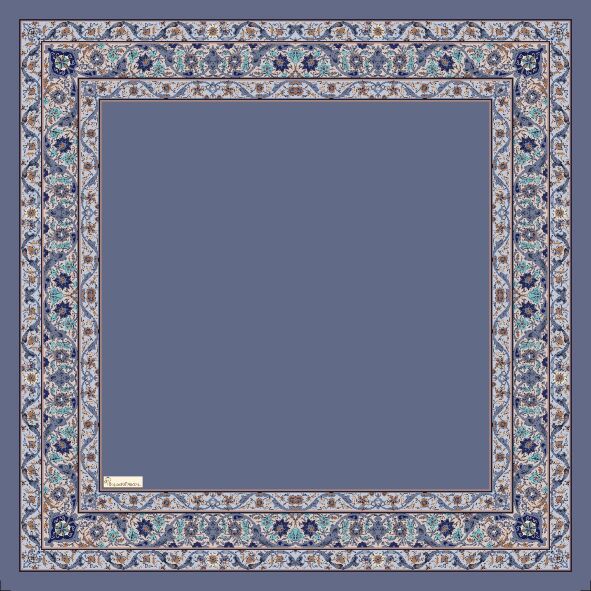 ROYAL DESEN EŞARP - BLUE LİLAC - 2