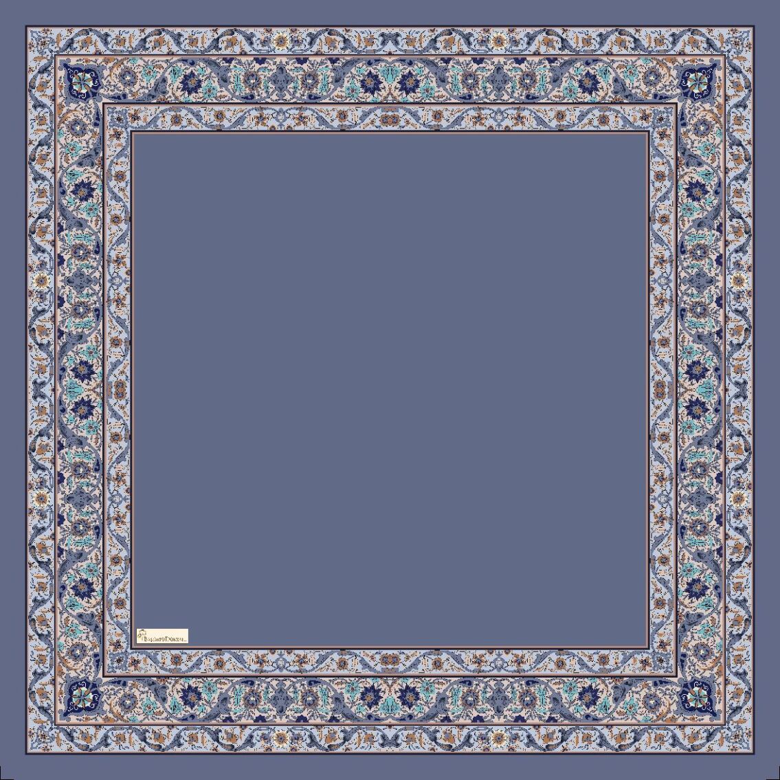 ROYAL DESEN EŞARP - BLUE LİLAC - 2