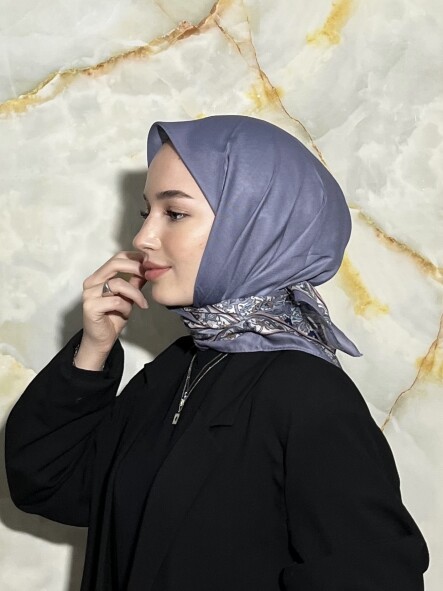 ROYAL DESEN EŞARP - BLUE LİLAC 