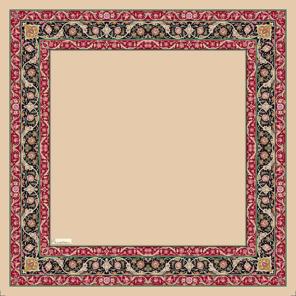 ROYAL DESEN EŞARP - KREM - 2