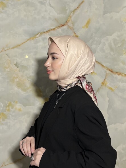 ROYAL DESEN EŞARP - KREM 