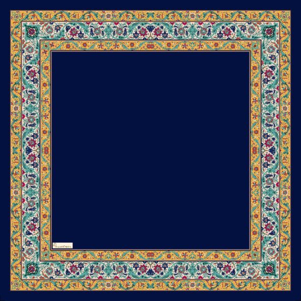 ROYAL DESEN EŞARP - LACİVERT - 2