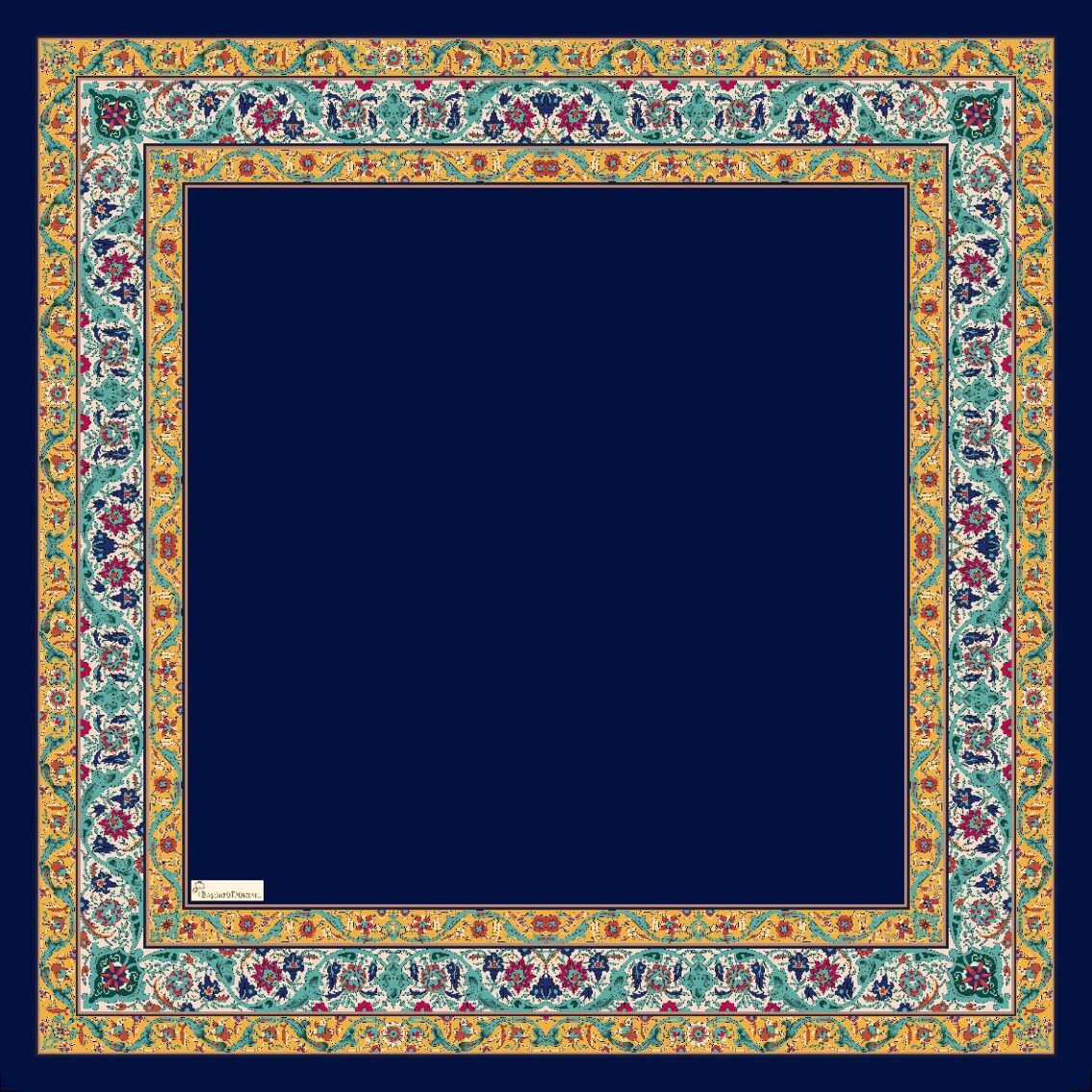 ROYAL DESEN EŞARP - LACİVERT - 2