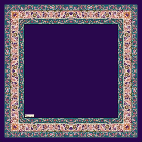 ROYAL DESEN EŞARP - MORCİVERT - 2