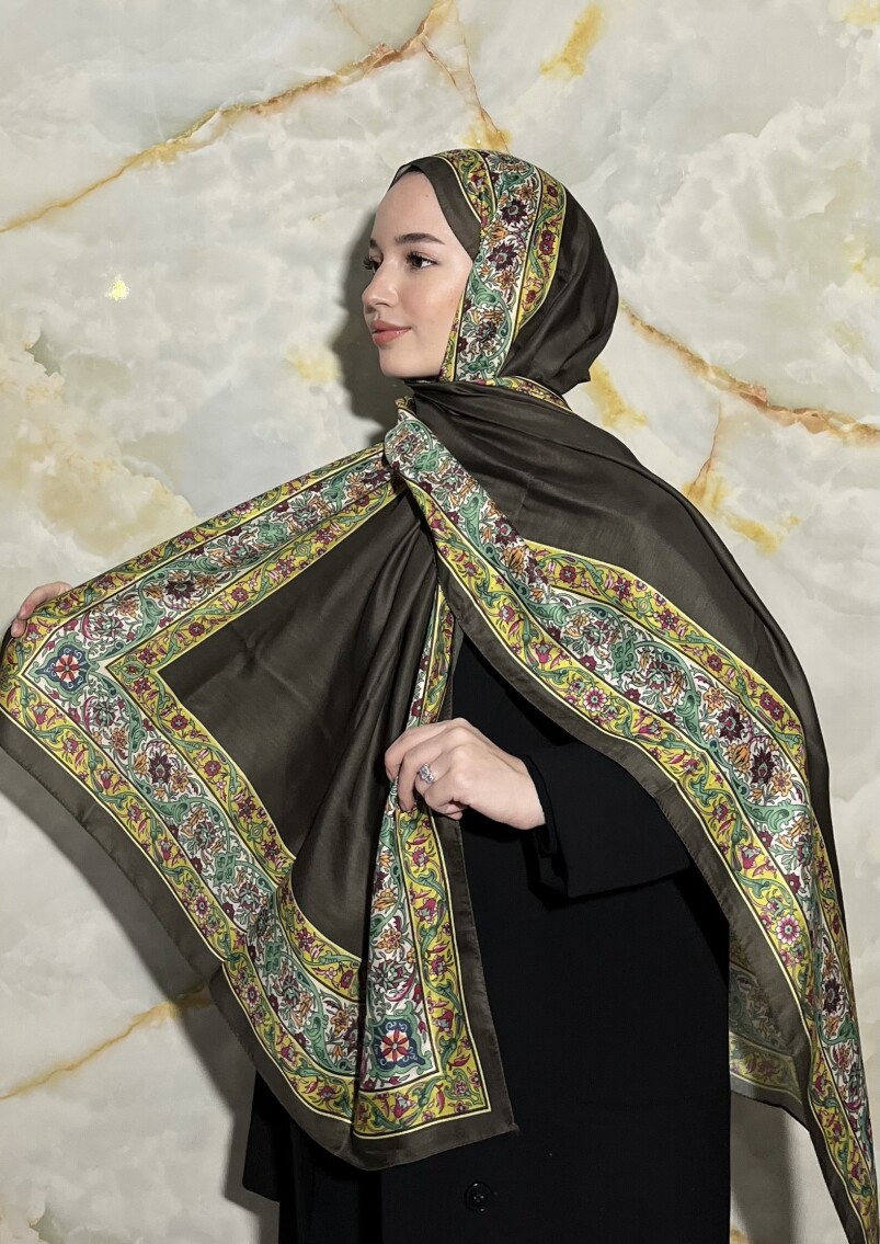 ROYAL DESEN ŞAL - HAKİ - 1