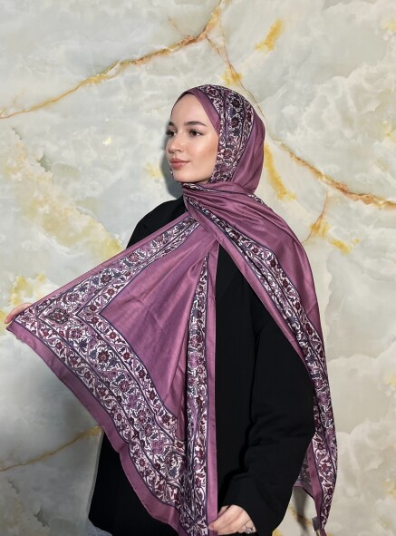 ROYAL DESEN ŞAL - VİOLET - 