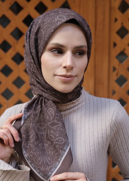 ŞEHRAZAT EŞARP - KAKAO - 