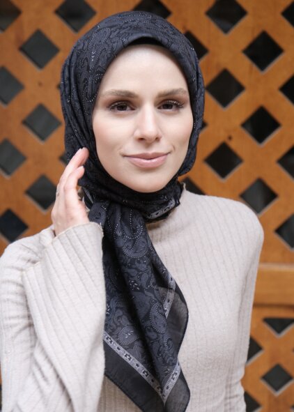 ŞEHRAZAT EŞARP - SİYAH - 2