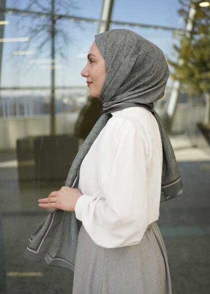 ŞEHRAZAT ŞAL - PASTEL YEŞİL - 2