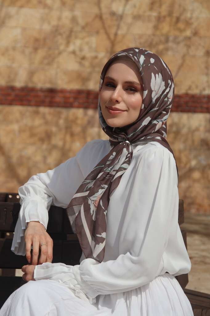 SILK GARDEN EŞARP - BİTTER - 3
