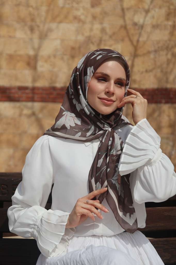 SILK GARDEN EŞARP - BİTTER - 4